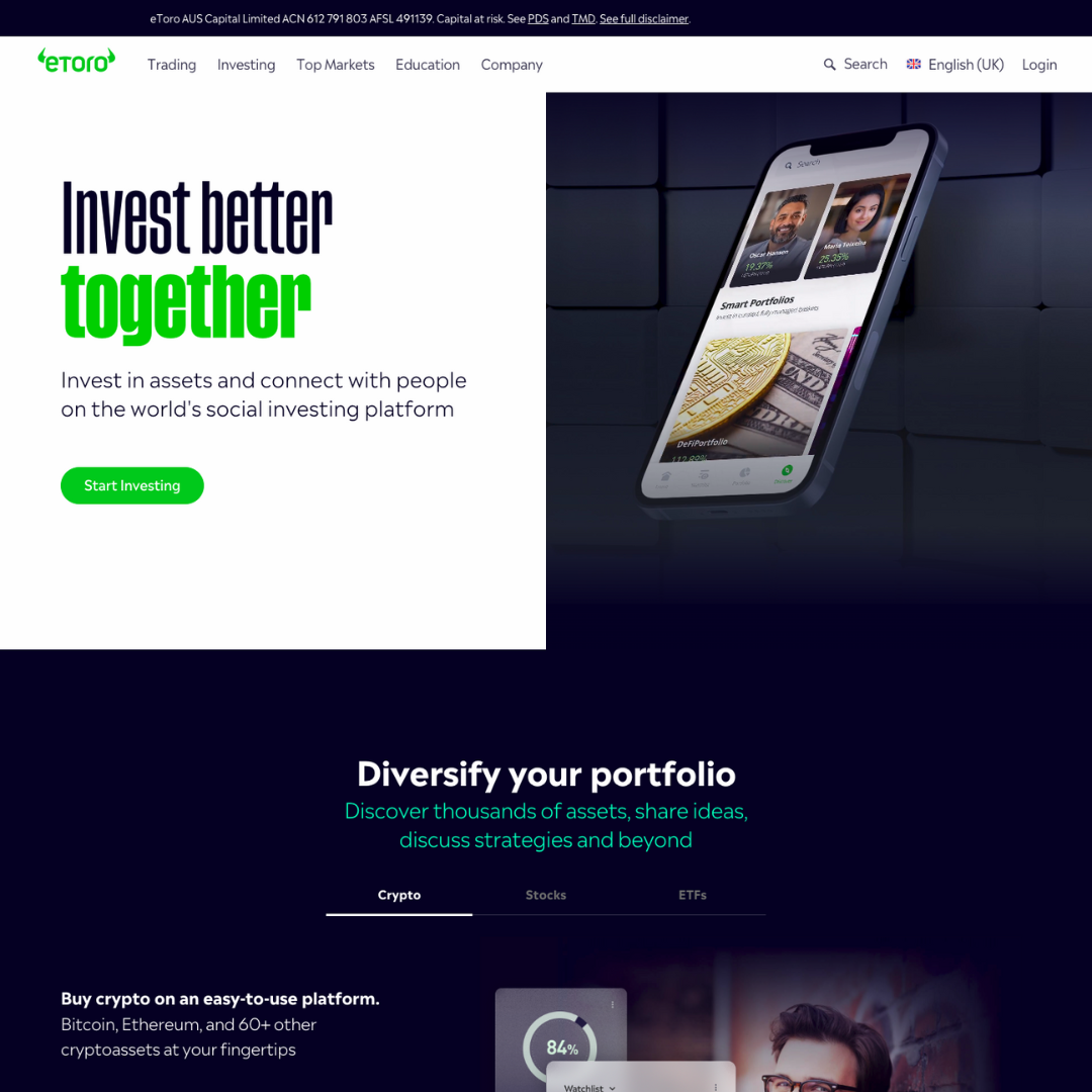 eToro Cut