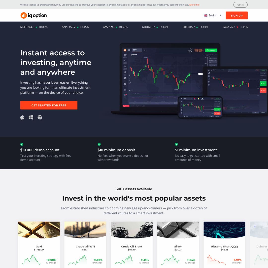 IQ Option Cut